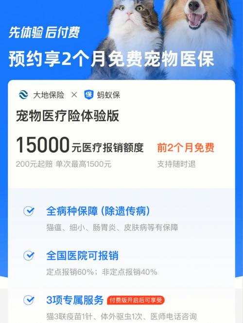 标题：宠物医疗保险来了！一个月交33块钱，看病可赔付这些钱